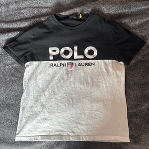 Ralph Lauren black and white tee